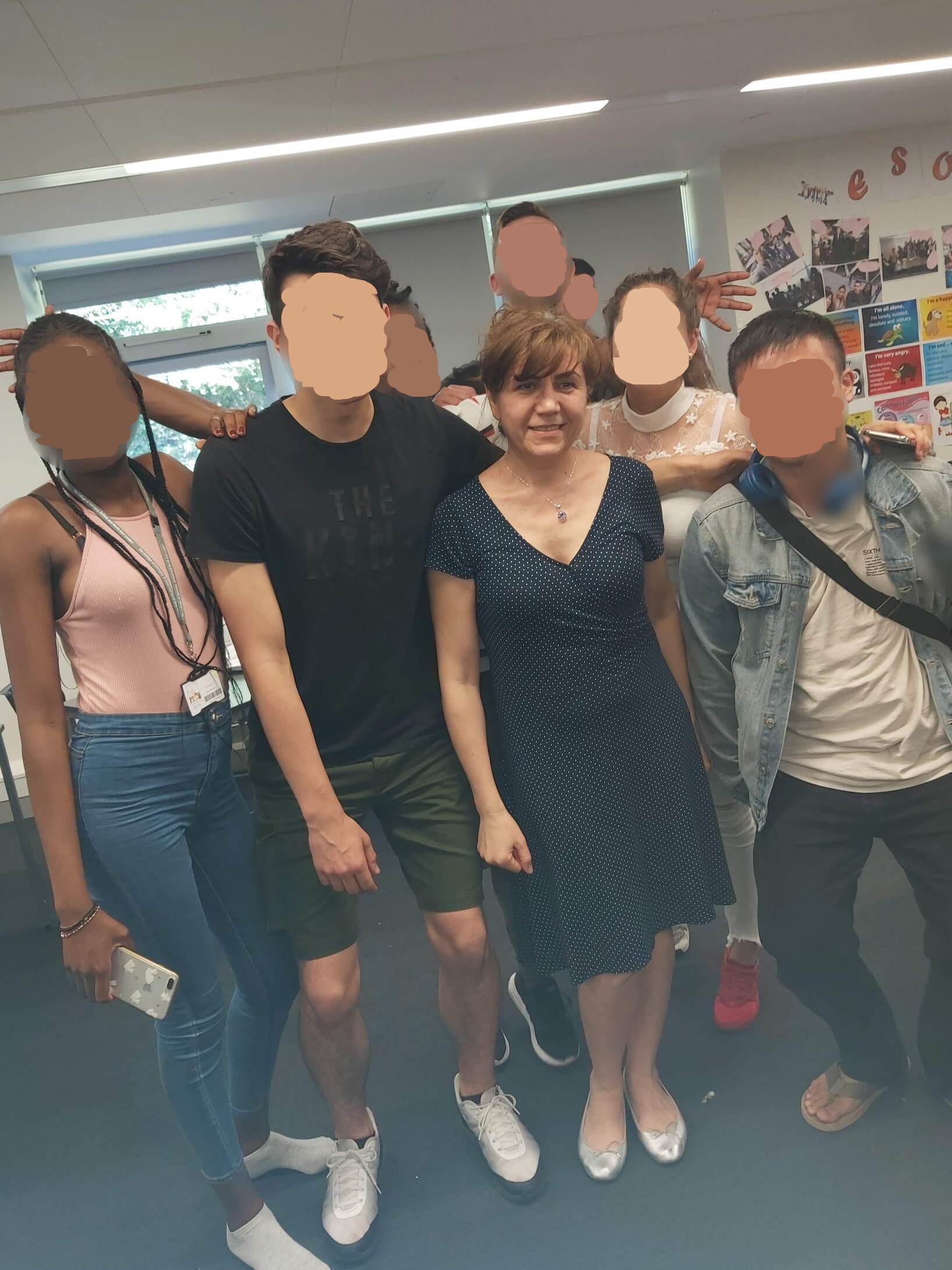 with 4 students